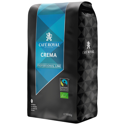 Cafe en grains royal crema bio 1 kg professional line 1