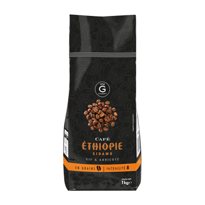 Hop'la café, Café en grains 70/30 (70% Arabica 30% Robusta) - 1kg