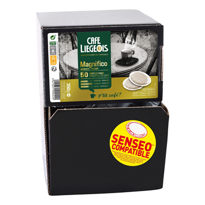 Cafe liegeois magnifico 50 dosettes