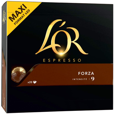 Cafe moulu en capsules forza l or espresso x 20