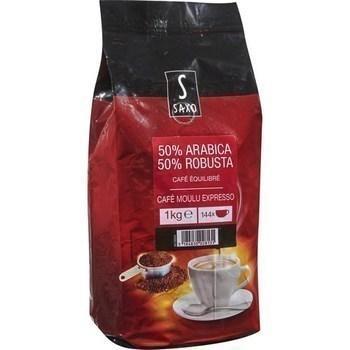 Cafe moulu expresso 50 arabica 50 robusta 1 kg