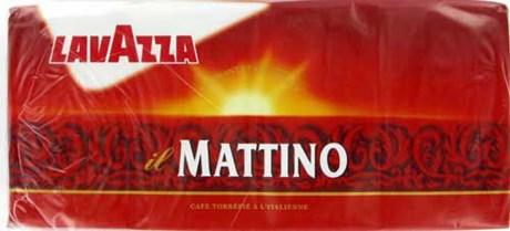 Cafe moulu lavazza mattino 250 g cafe pour bureaux
