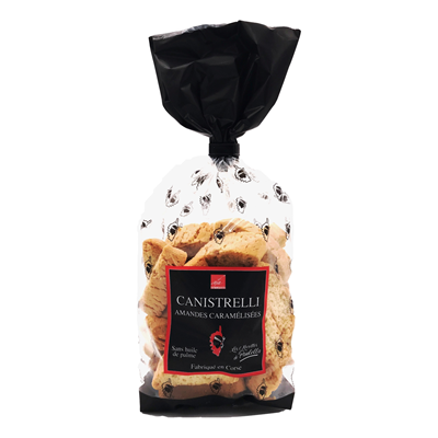 Canistrelli amandes caramelisees 250 g