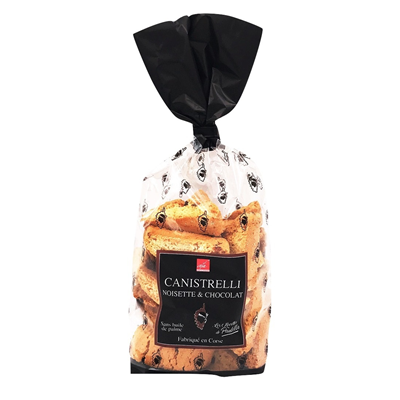 Canistrelli noisette chocolat 250 g