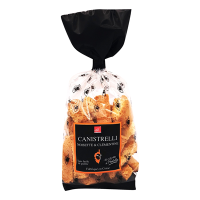 Canistrelli noisette clementine 250 g