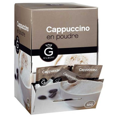 Cappuccino en dosettes 100 x 12 g gilbert