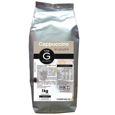 Cappuccino lacte en poudre 1 kg gilbert