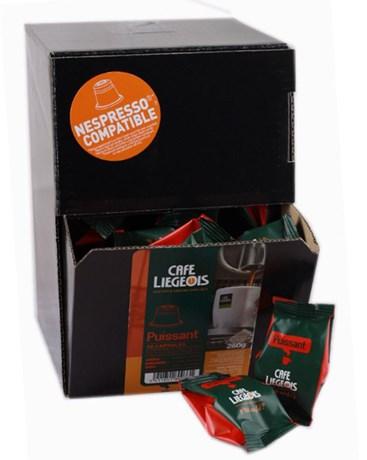 Capsule cafe liegeois puissant x 50 pour professionnels
