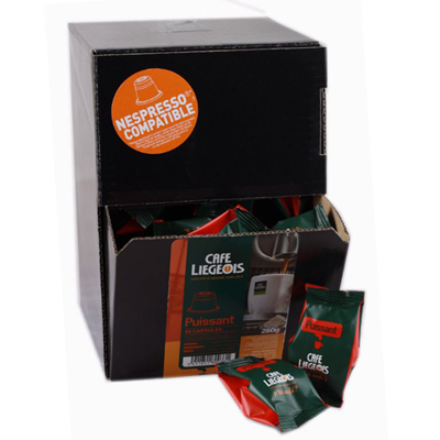 Capsule cafe liegeois puissant x 50