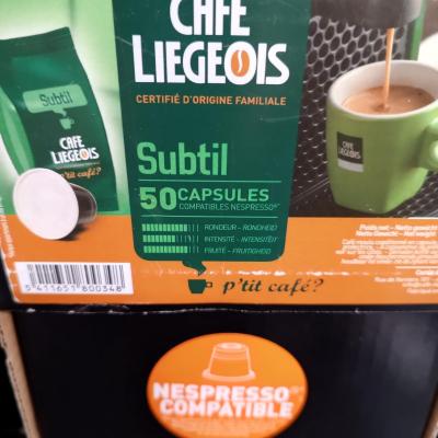 Capsule cafe liegeois subtil x 50