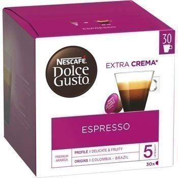 Capsules de café Espresso 30x5.5 g Dolce Gusto