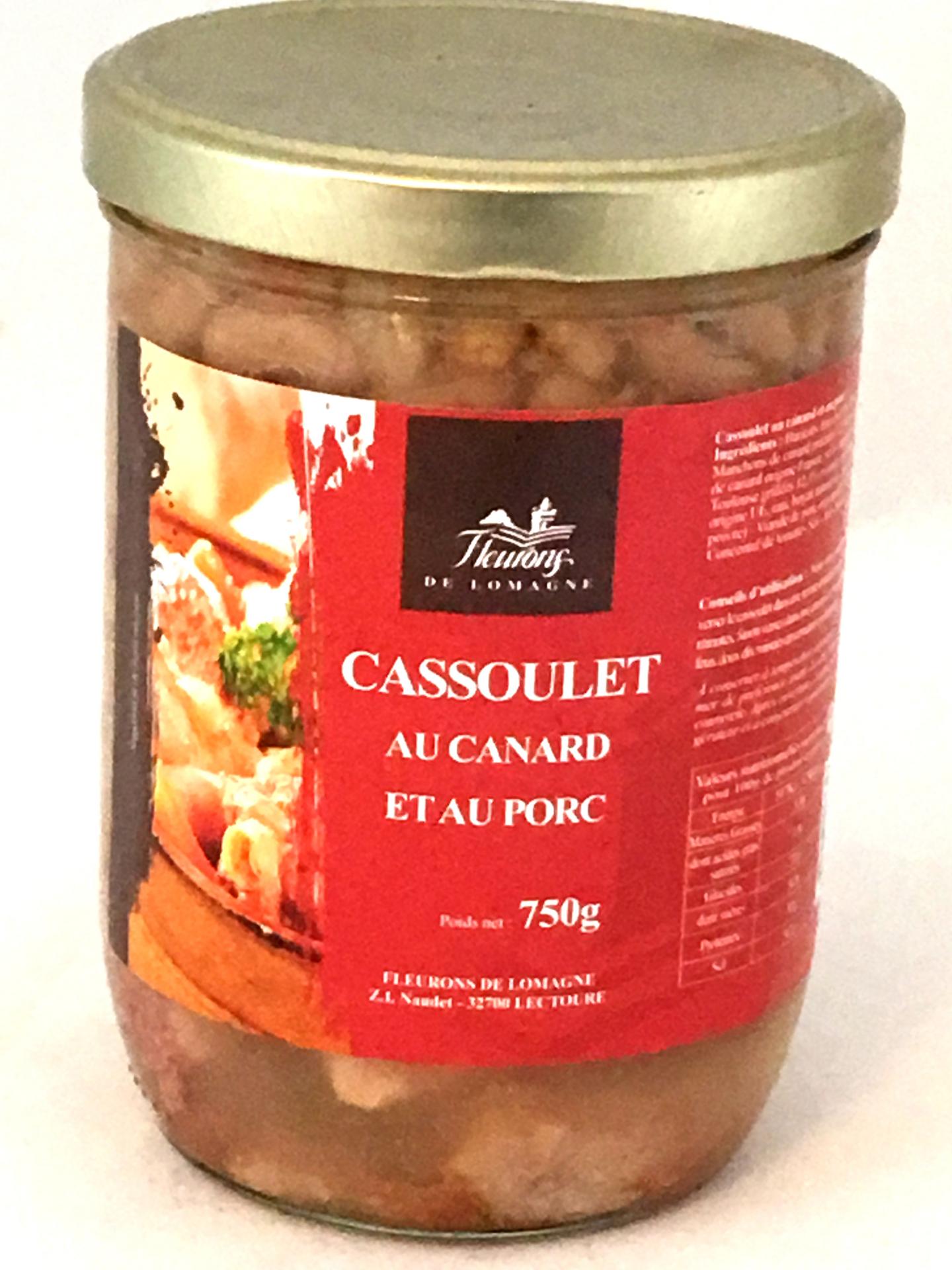 Cassoulet occitan aux deux viandes 750g bocal