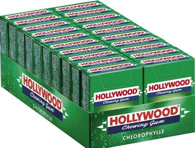 Chewing gum hollywood chlorophylle x 20