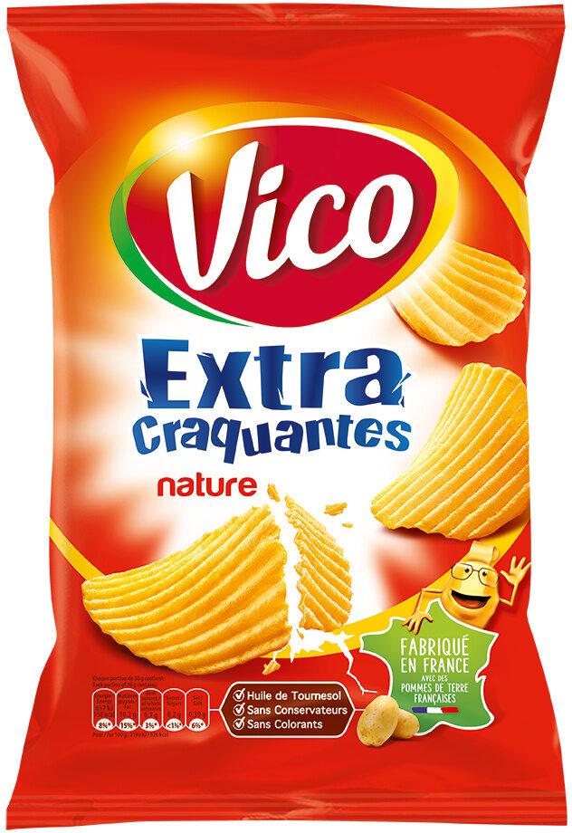 Chips nature extra craquantes 25 g Vico le lot de 6