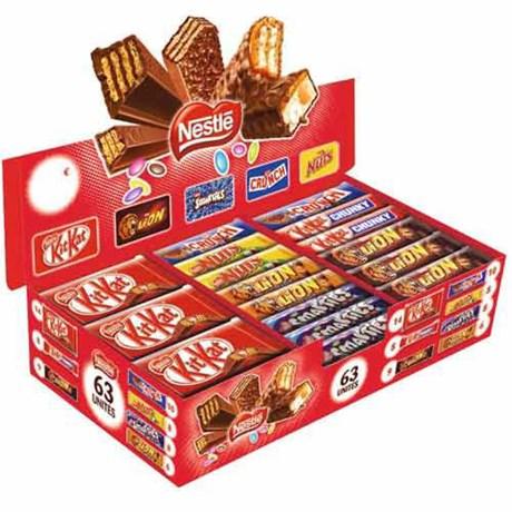 Chocobox 63 pieces nestle pour bureau