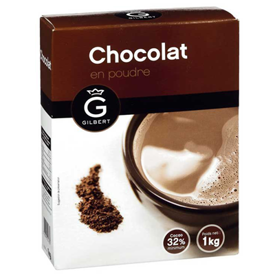 Chocolat en poudre 32 1 kg gilbert