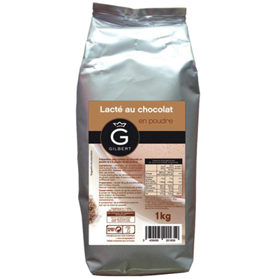 Chocolat en poudre lacte 1 kg gilbert