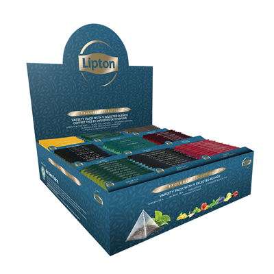 Coffret thes et infusions 108 sachets pyramide lipton exclusive selection