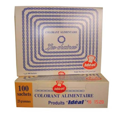 Colorant alimentaire marocain 10 x 100 sachets ideal 2