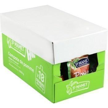 Compote de pomme allegee en sucres 18x90 g