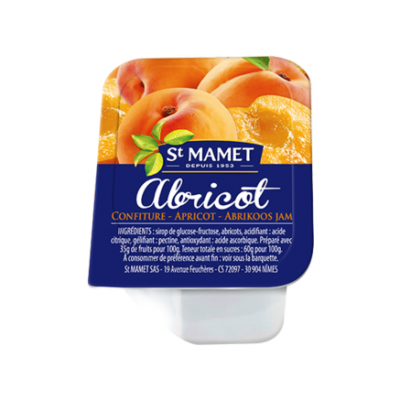 Confiture 25g saint mamet abricot vendu a l unite