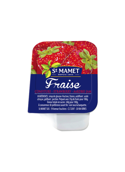 Confiture fraise - St Mamet - 20 g