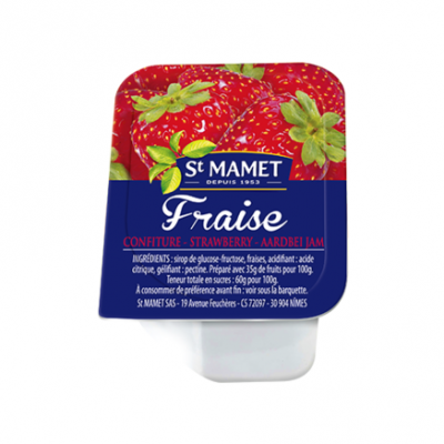 Bonne Maman Portions Confiture Fraises en mini bocaux 60x30gr