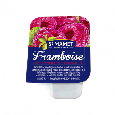 Confiture 30g saint mamet framboise vendu a l unite