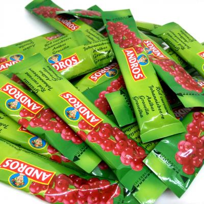 Confiture de groseilles en stick 20 g le lot de 12