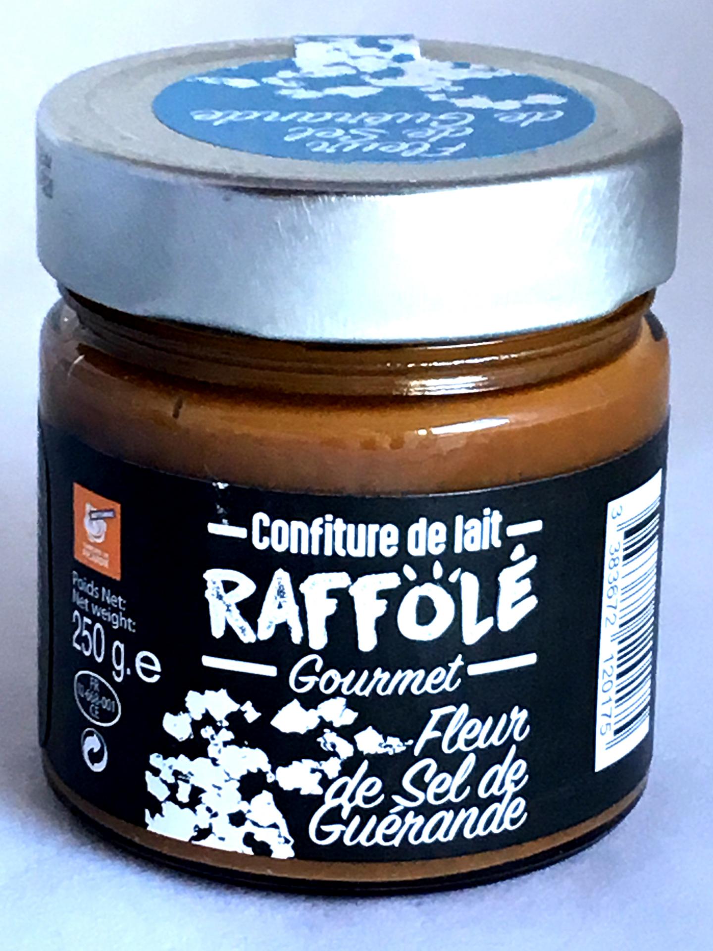 Confiture de lait a la fleur de sel de guerande 250g bocal