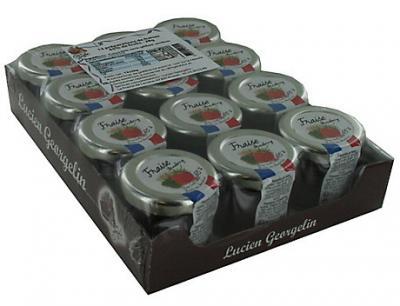 Confiture fraise lucien georgelin 12 x 28 g stick a l unite dosette individuelle