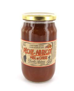 Confiture peches abricots et miel 980 g charles antona 1