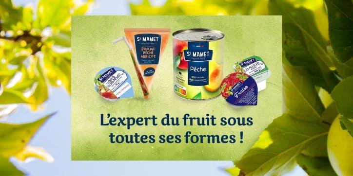 12 berlingots compote de pomme ST MAMET prix pas cher