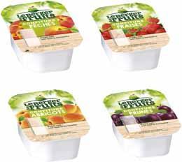 Confiture Fraise stick individuel 20 g - ANDROS® Quantité Sachet