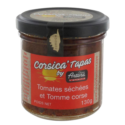 Corsica tapas tomates sechees et tomme charles antona 130 g 1