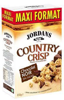 County crisp chocolat noir 850 g jordans pour professionnels