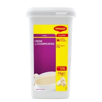 Creme de champignons 1 kg 10 l 50 rations maggi