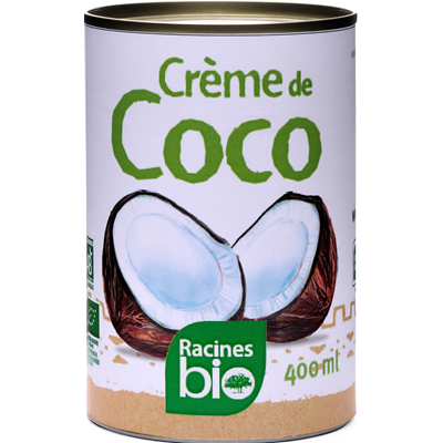 Creme de coco bio 400 ml racines