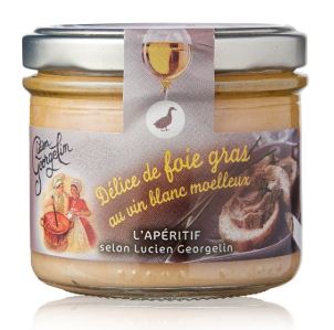 Delice de foie gras au vin blanc moelleux 100g georgelin