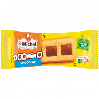 Doomino au chocolat sachet individuel st michel 30g