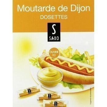 Dosettes de moutarde de Dijon 250x4 g Saxo