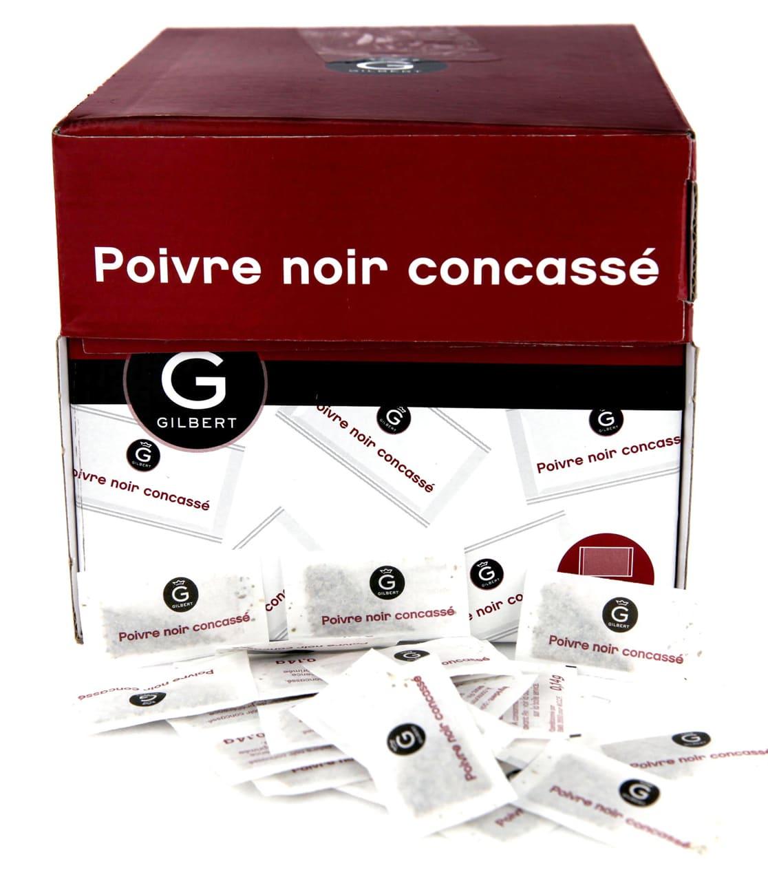 Dosettes poivre noir concasse gilbert vendu a l unite
