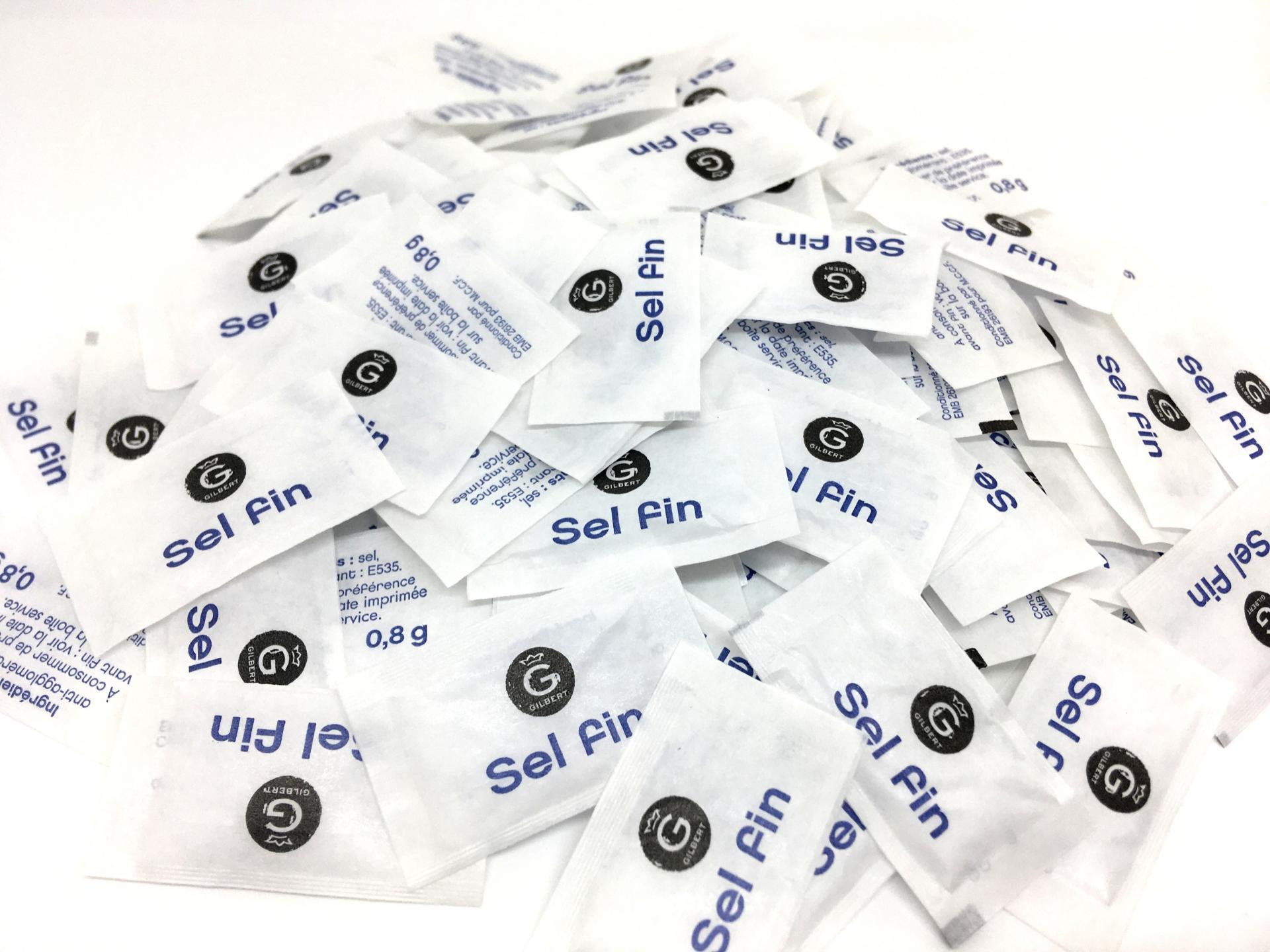 Dosettes sel fin gilbert en lot de 20