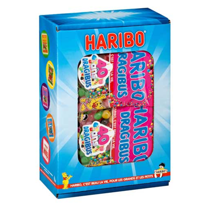 Haribo launched an limited edition of the BLEU DRAGIBUS on Facebook