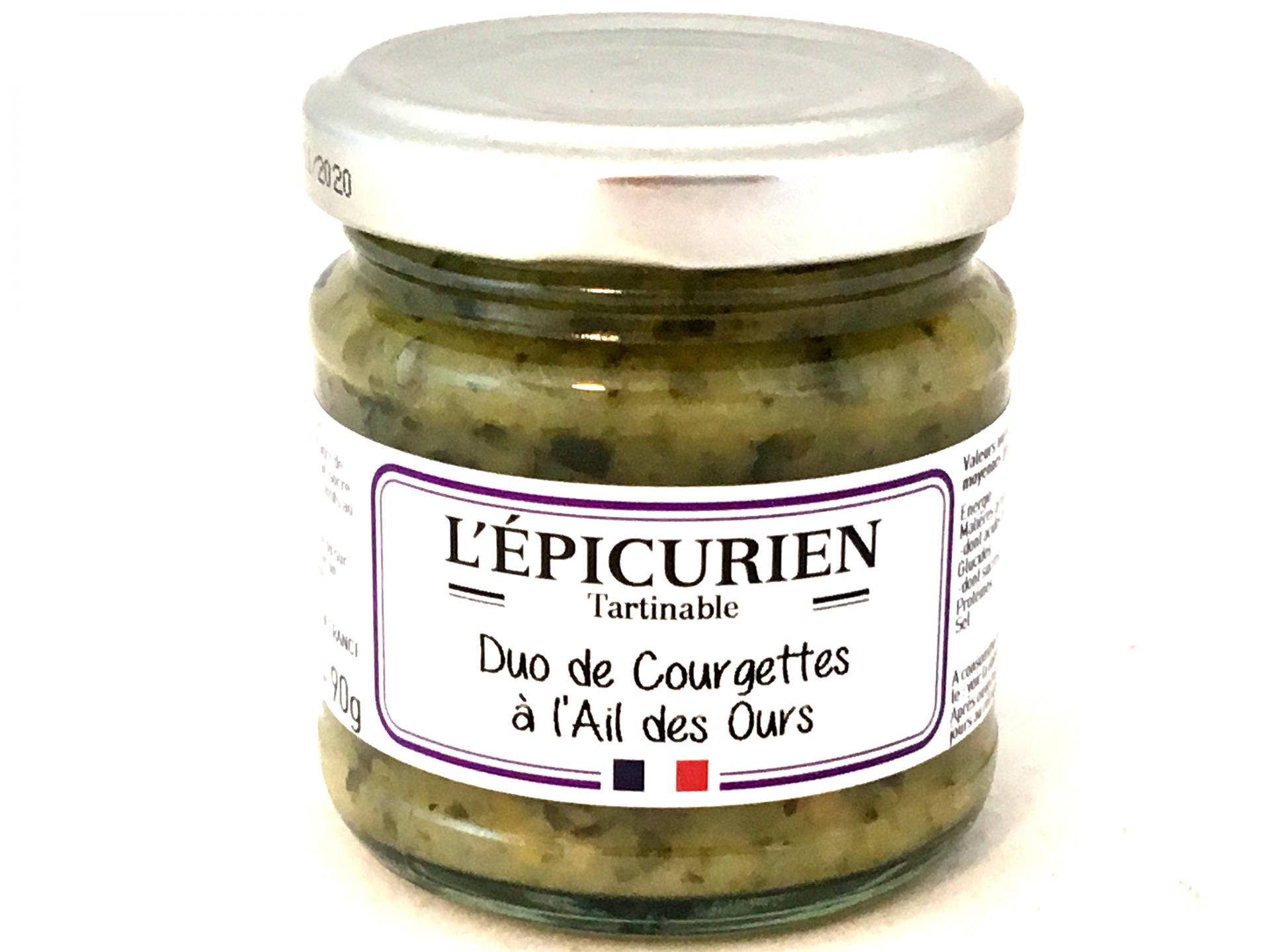 Duo de courgettes a l ail des ours 90g bocal 1