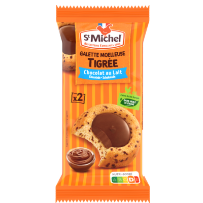 Duo de galettes moelleuses tigrees saint michel 60g