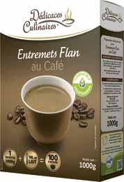 Entremets flan au cafe 1 kg 100 rations