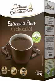 Entremets flan au chocolat 1 1 kg 100 rations