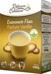 Entremets flan parfum vanille 1 kg 100 rations