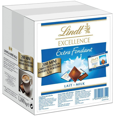 Excellence extra fondant 200 x 5 5 g lindt